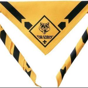 🌟 Cub Scouts Scarf bandana Neckerchiefs one Size Wolf